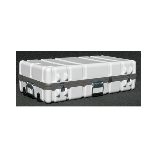 Parker Plastics SW351810 White Shipping Cases with Wheels
