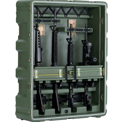 NSN 8140015633581 Hardigg M4 / M16 Weapon Case, holds 4